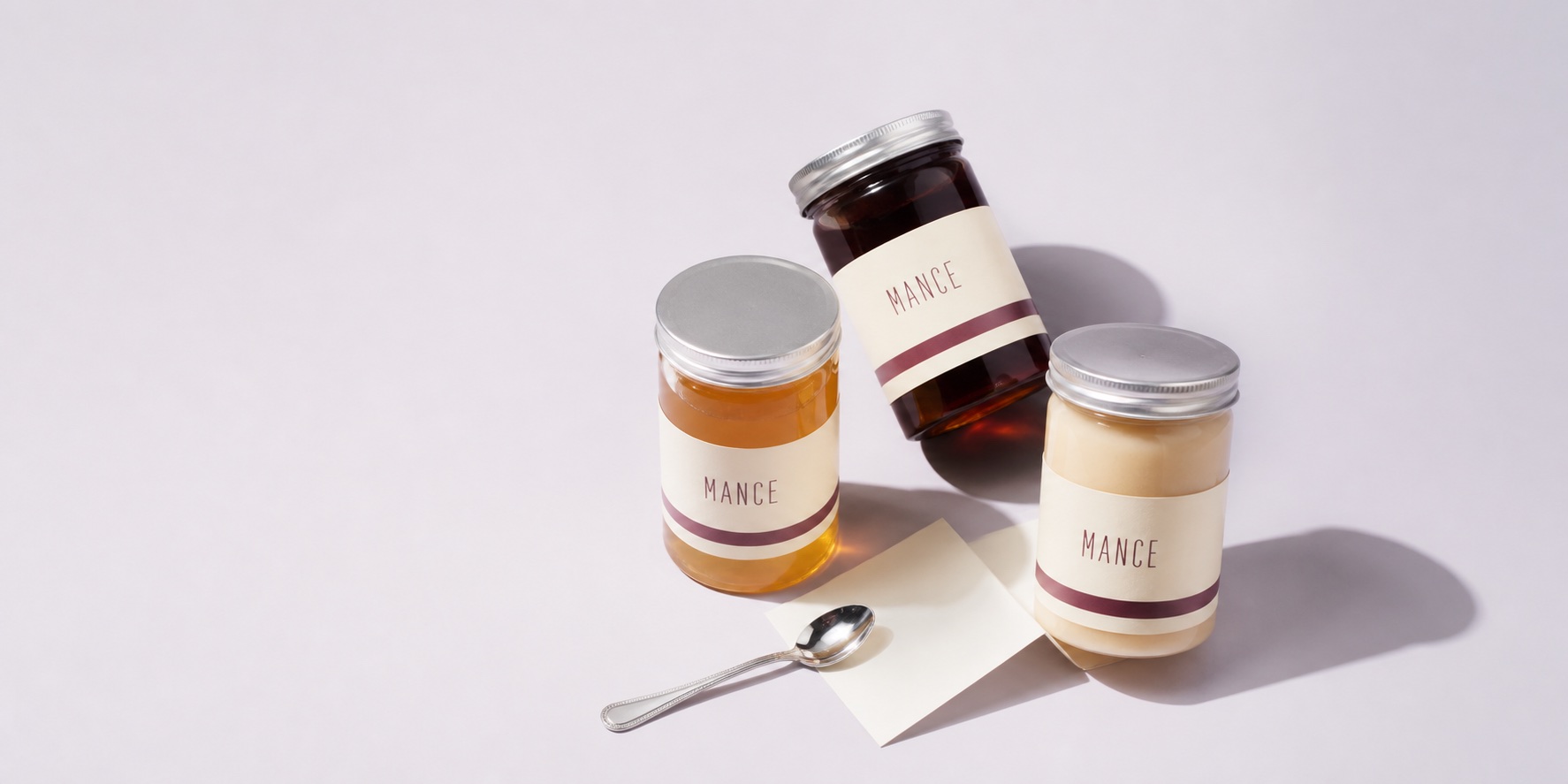 Trois pots de miel MANCE